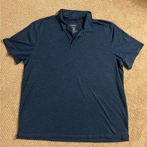 L.L. Bean Men's Navy Polo Shirt